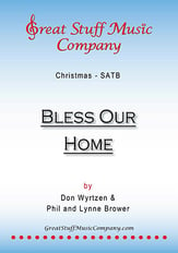 Bless Our Home SATB choral sheet music cover